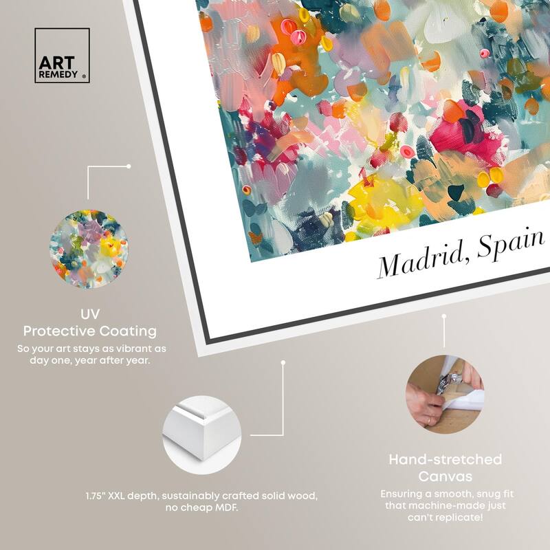 Retiro Park Canvas by Art Remedy