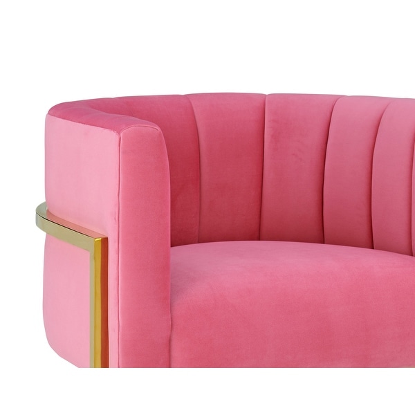 Rose hotsell velvet armchair