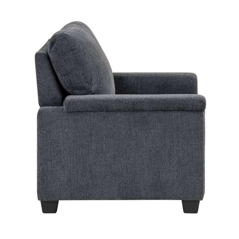 Colby 40" Chenille Accent Chair - - Removable Cushion Covers