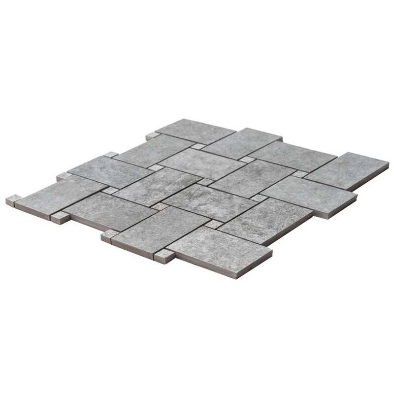 The Wilds 2x4 Matte Stone Look Porcelain Mosaic Tile - Floor, Wall, Backsplash