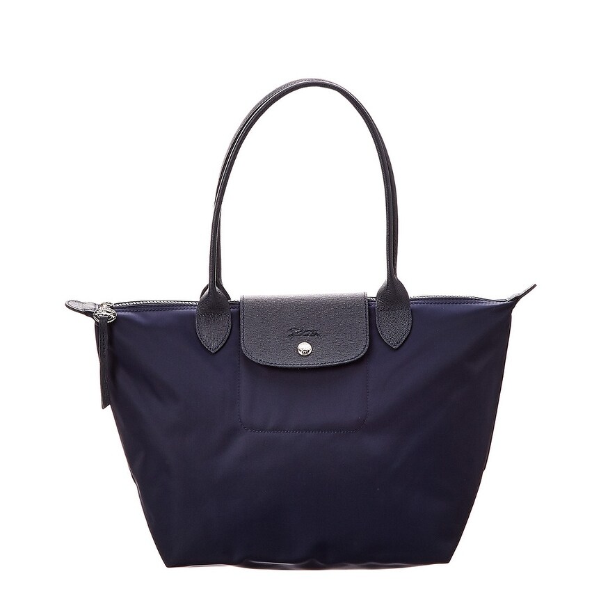 longchamp le pliage small long handle
