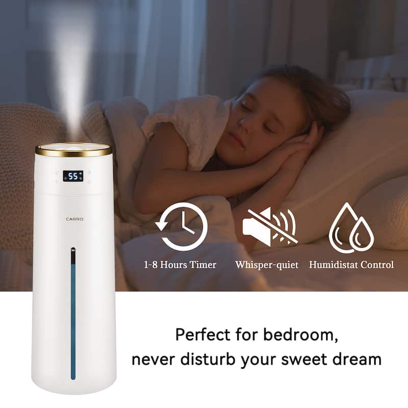 3L Top Fill Mist Humidifiers for Bedroom Middle Room