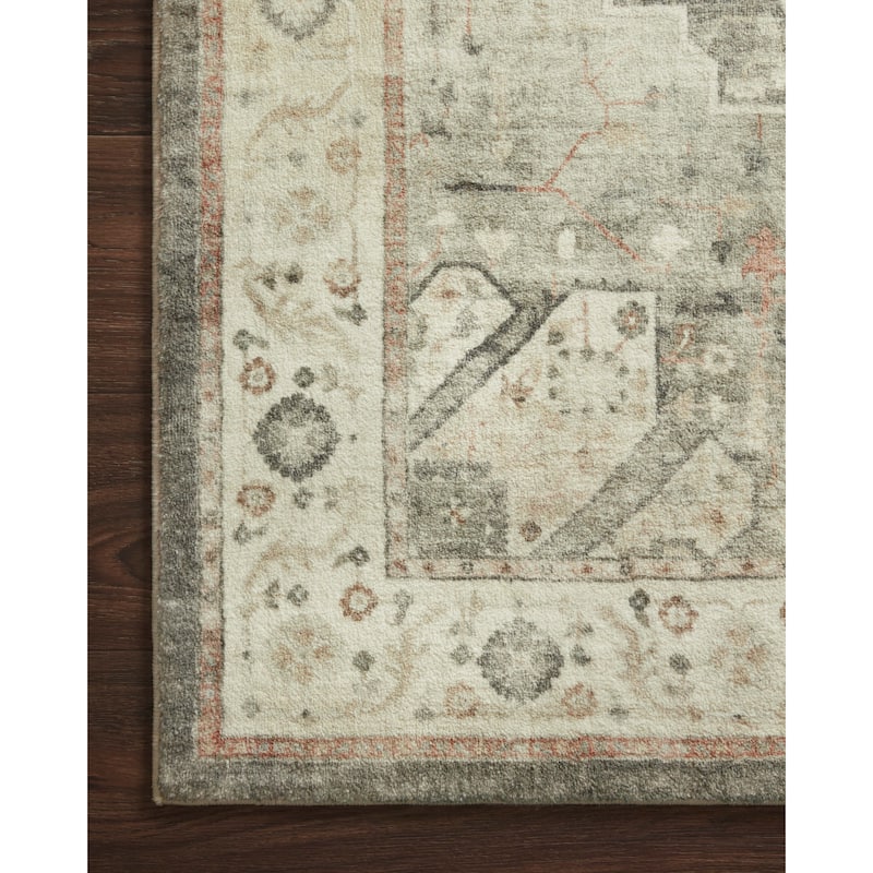 Alexander Home Juliet Vintage Ultra-Plush Medallion Area Rug