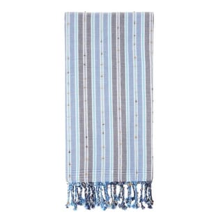 Blue Bohemian Hand Loomed %100 Turkish Cotton Beach Bath Towel - Boho Gypsy Hippie - Citizens of ...