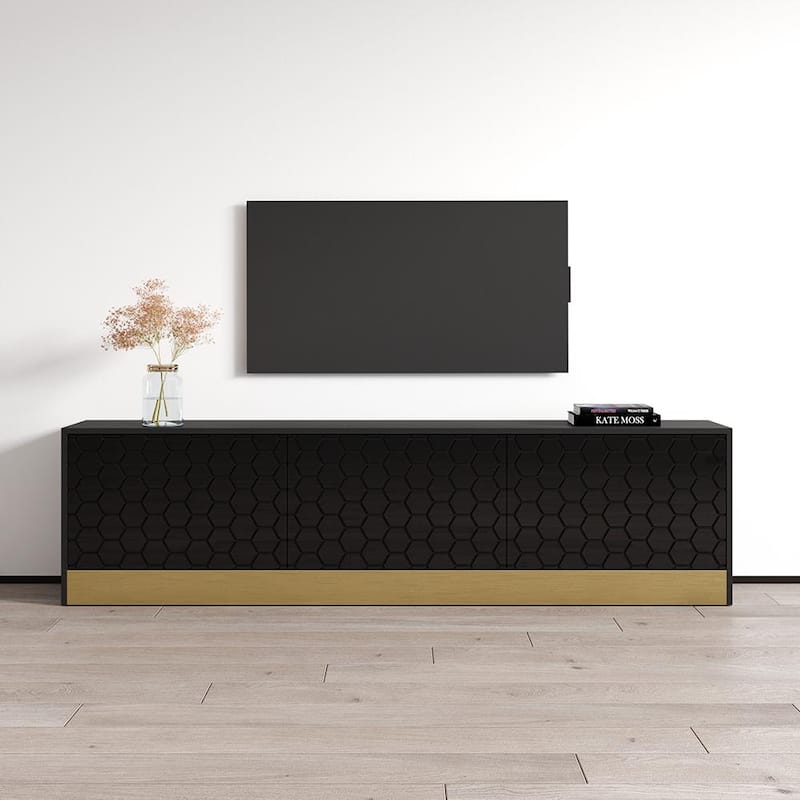 Panal 01 TV Stand - Black
