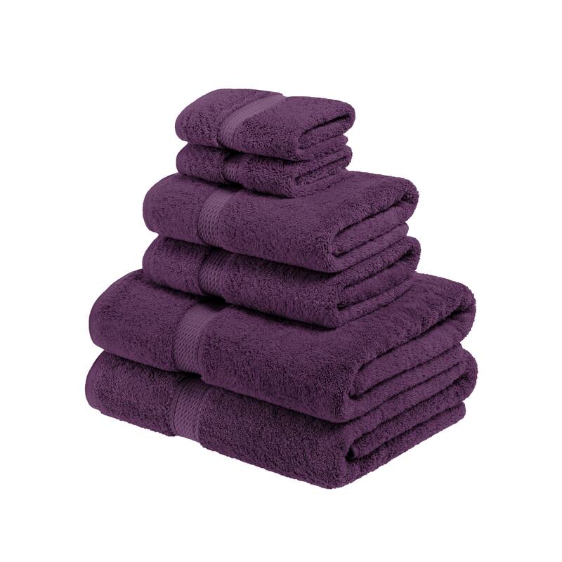 Superior Egyptian Cotton Heavyweight Solid Plush Towel Set