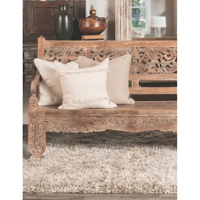 Elegante Handwoven Shag Area Rug by Kosas Home