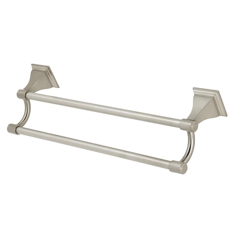 Kingston Brass Monarch 18-Inch Dual Towel Bar - Brushed Nickel