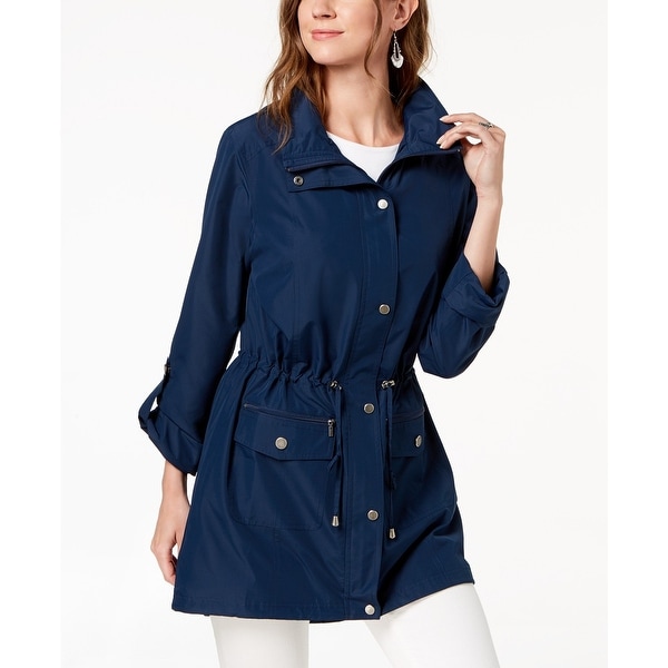 style & co hooded anorak jacket