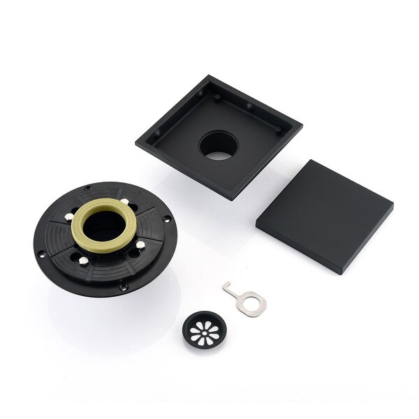 6 Inch Square Shower Floor Drain - Bed Bath & Beyond - 37933759