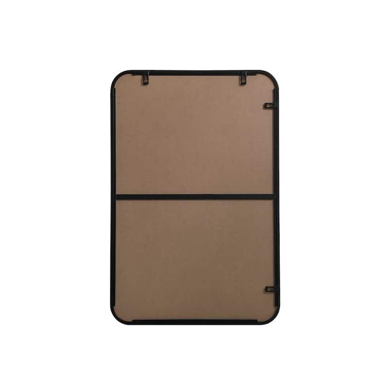 Ezra Soft Corner Metal Rectangular Mirror