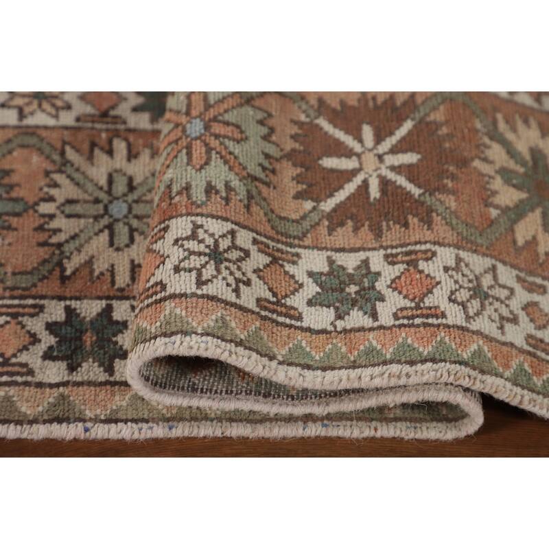 Garden Design Bakhtiari Persian Vintage Rug Hand-Knotted Wool Carpet - 6'10"x 9'10"