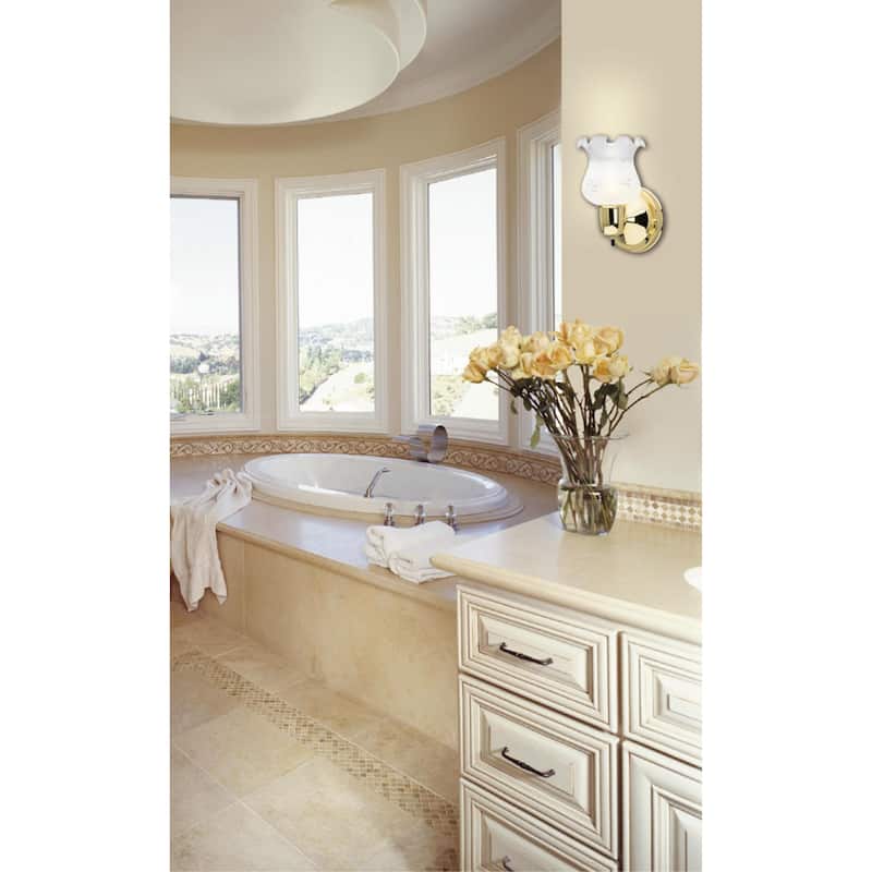 Westinghouse One-Light Interior Wall Fixture with On/Off Switch - 1 ...