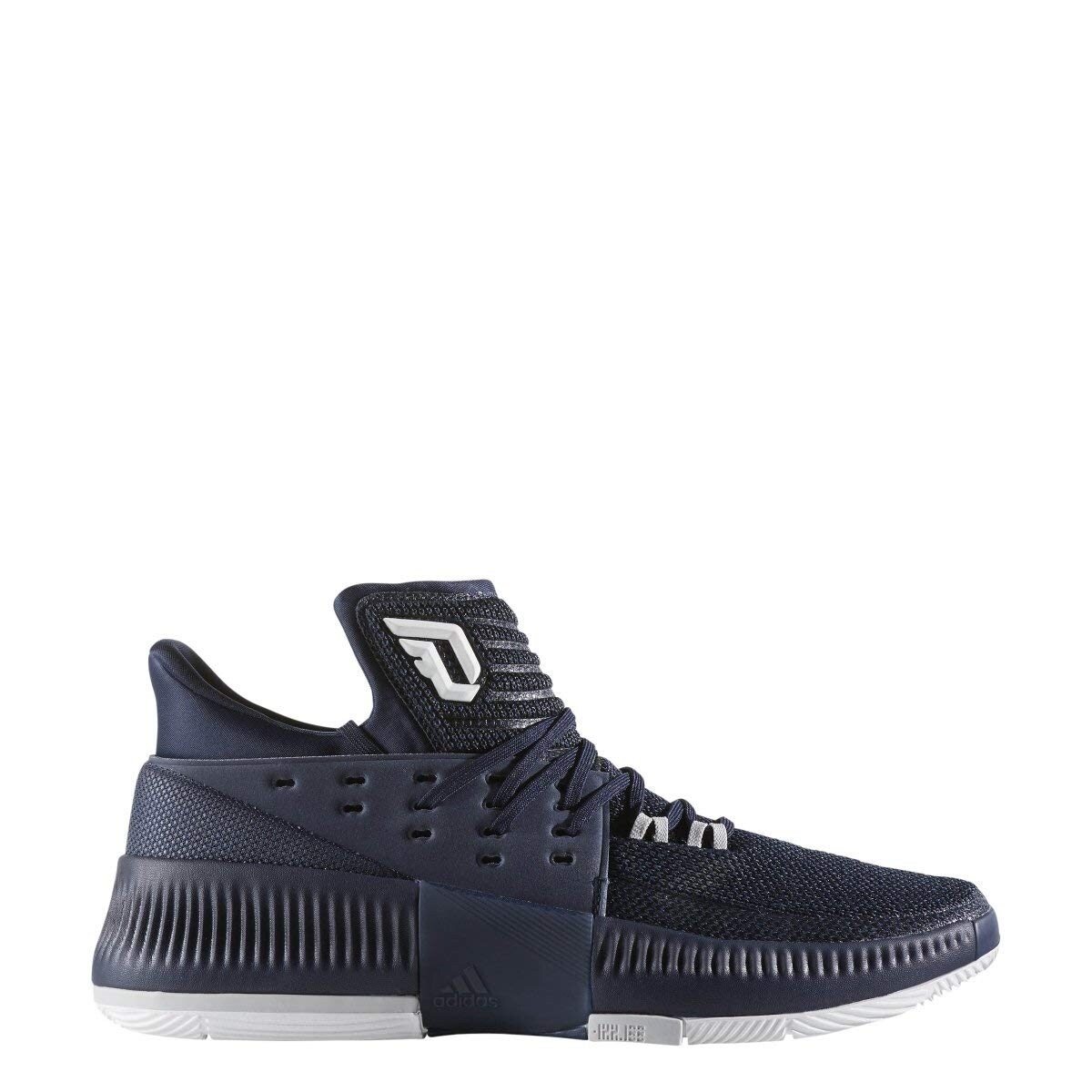 Shop Adidas Dame 3 Shoe Men S Basketball 14 Collegiate Navy White