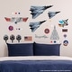 preview thumbnail 2 of 5, Top Gun Peel and Stick Wall Decals by RoomMates