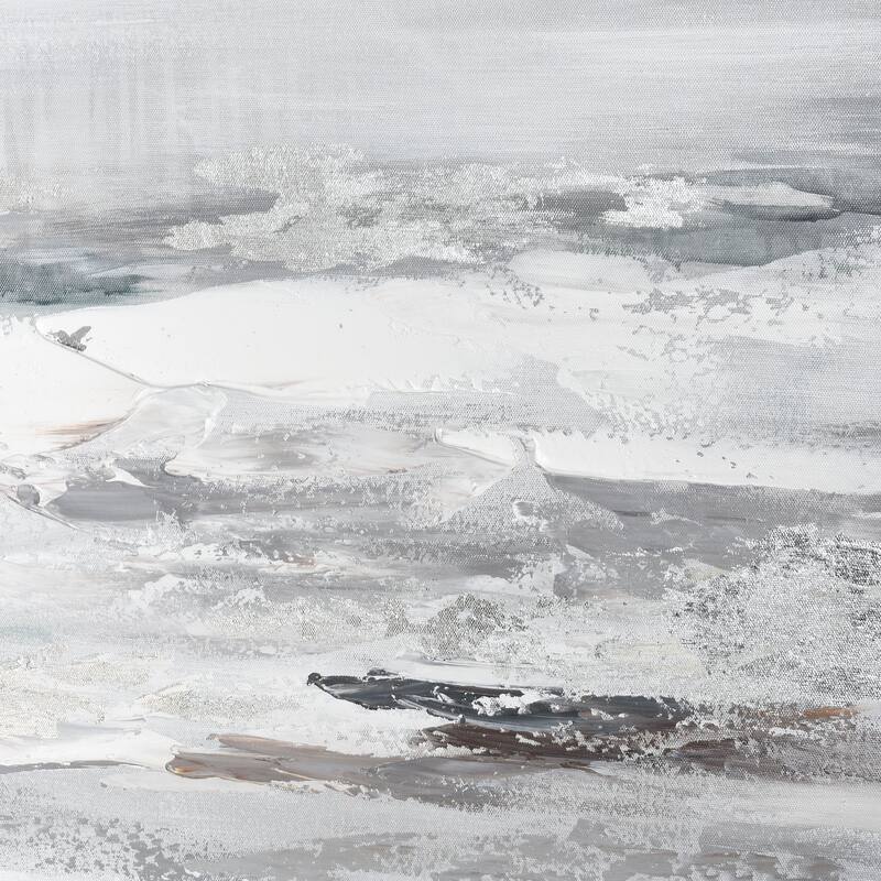 Elk Home Renew Gray Finish Fabric 55 Inch Wide Wall Art