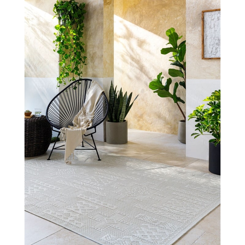 Livabliss Sandra Modern Indoor/Outdoor Area Rug