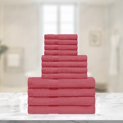 Superior Ismailia Egyptian Cotton 12-Piece Towel Set