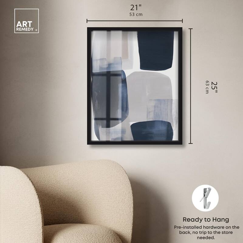 Oceanic Forms II Shadowbox by Art Remedy