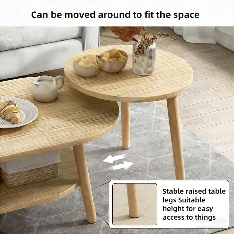 Modern Wooden Household Creative Outdoor/Indoor Coffee Table