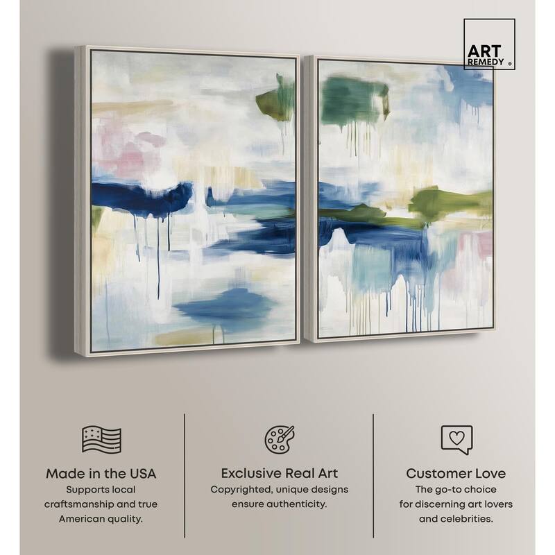 Kairos I Canvas Set of 2 by Art Remedy