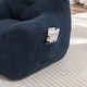 preview thumbnail 30 of 68, Bean Bag Sofa Chair with Armrests Stuffed High-Density Foam