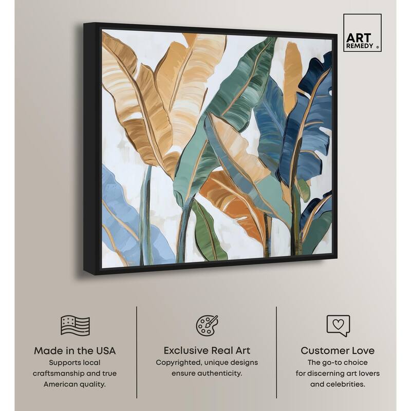Paradise Fronds IV Canvas by Art Remedy