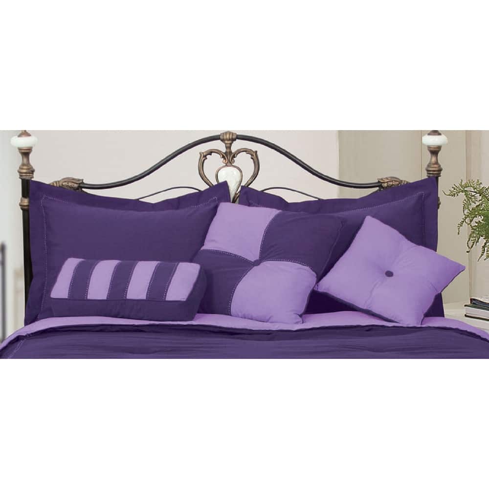 Microfiber Reversible Throw Pillows (Set of 3)