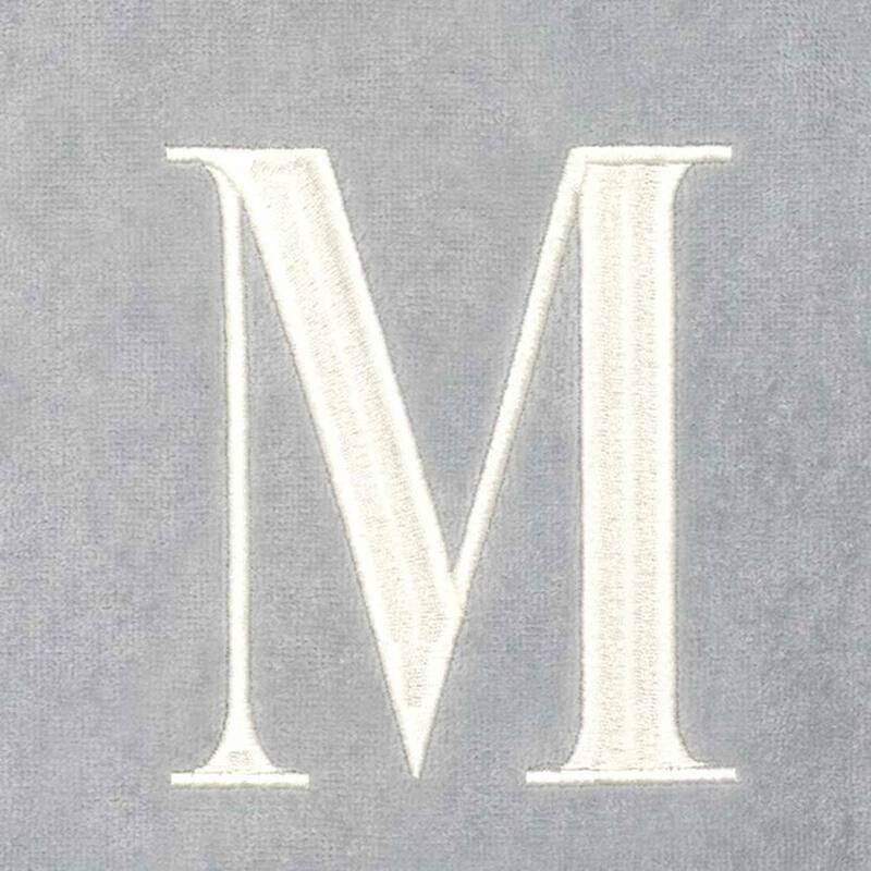 Avanti Linens GRY/IVR Monogram 5-Piece Towel Set