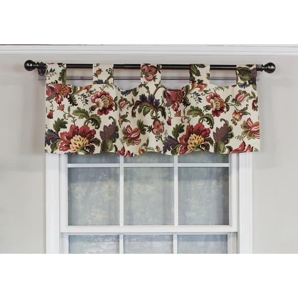 slide 2 of 2, RLF Home Quality Noblesse Tab Valance - 50x16