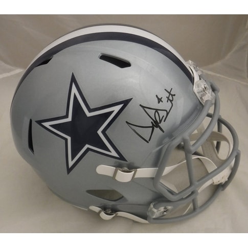 Dak Prescott Autographed Dallas Cowboys Full Size Speed Replica Helmet JSA