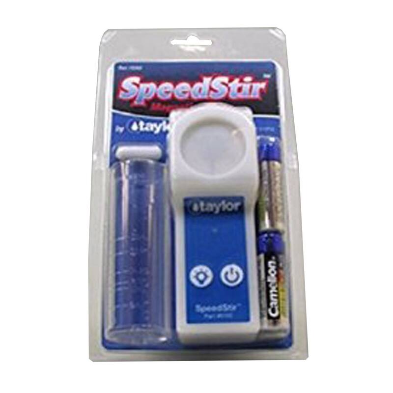 Taylor Magnetic Stirrer Pack w/ Complete FAS-DPD Pool Test Kit - 4.35