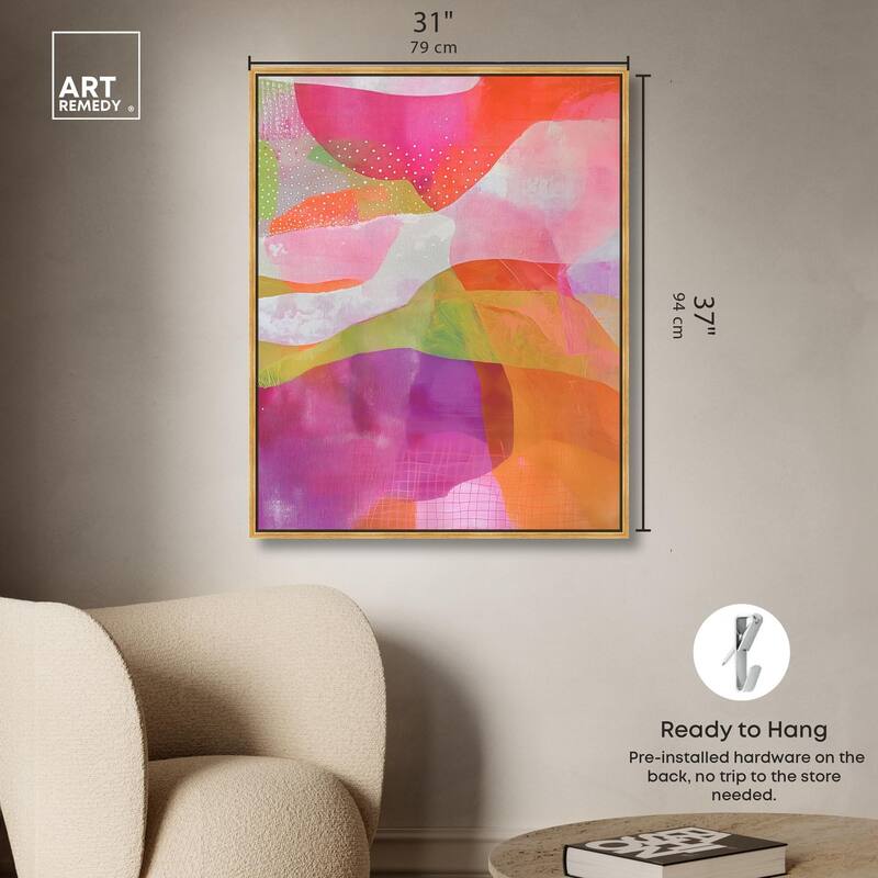 Garnet Gleam I Canvas by Art Remedy