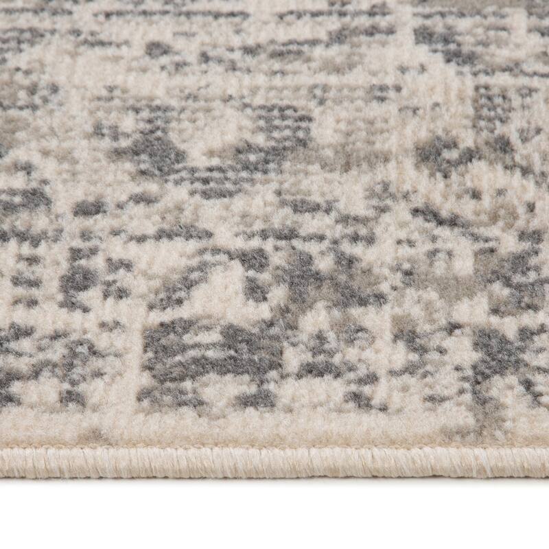 Alana Dale Medium Gray Medallion Area Rug