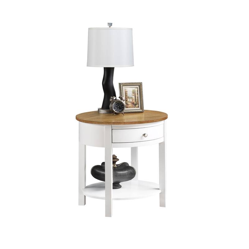 Convenience Concepts Classic Accents Cypress 1 Drawer End Table with Shelf