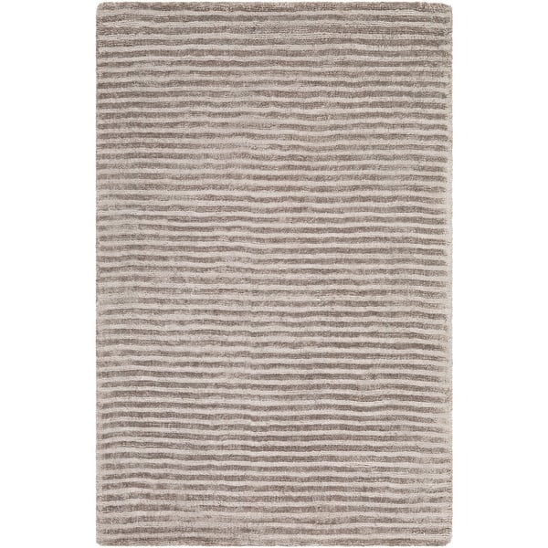 slide 2 of 53, Elle Handmade Striped Solid Viscose Area Rug