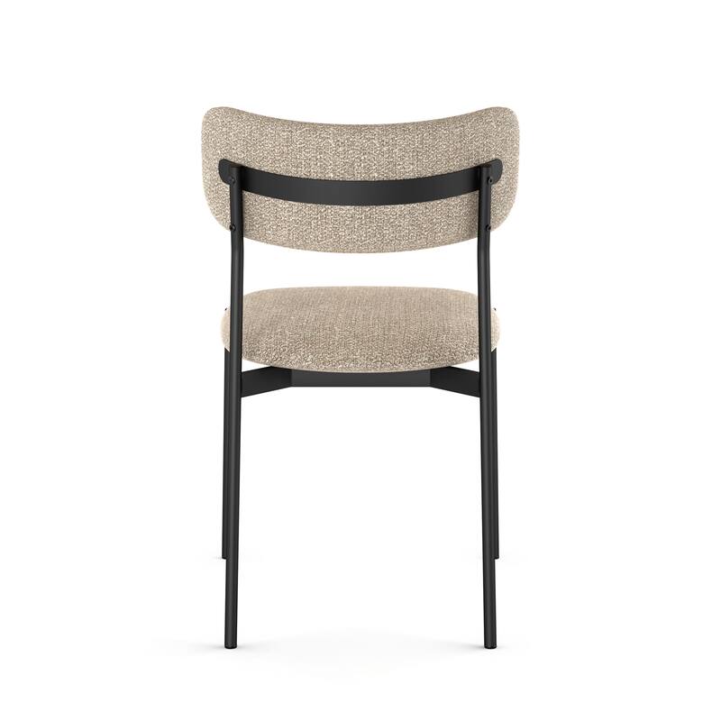 Amisco Yasmina Upholstered Dining Chair with Metal Leg