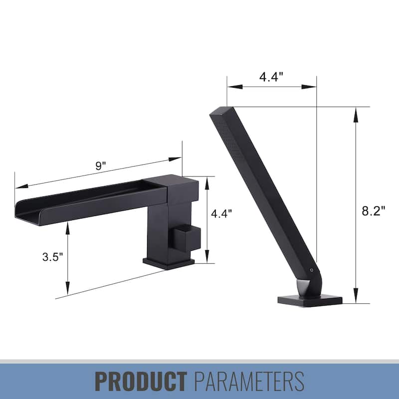 Single-Handle Deck-Mount Tub Faucet