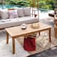 Cambridge Casual Chara Teak Outdoor Patio Coffee Table - Natural Teak