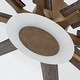 preview thumbnail 16 of 16, 65" Aged Brass 8-Blade Windmill Ceiling Fan with Light and Remote