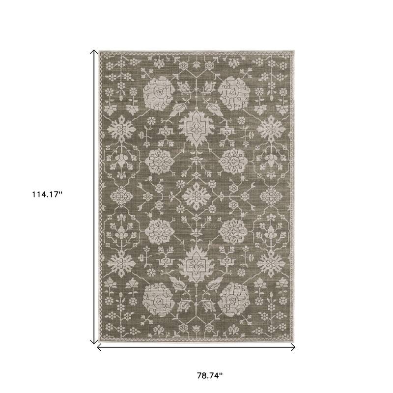 HomeRootsOriental Traditional Rectangle Area Rug