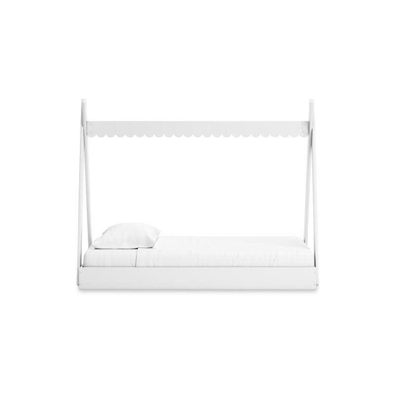 Signature Design by Ashley Hallityn White Twin Tent Bed