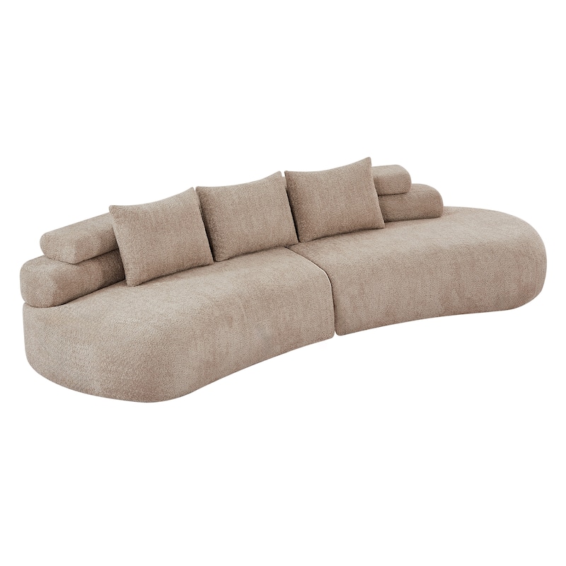 Christopher Knight Home - Compressed Modern Upholstered Modular Sectional Sofa