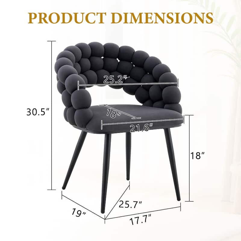 Bubble Chair Dining Chair Side Chair Vanity Chair Velvet Chair Coffee Chair Office Chair Lounge Chair