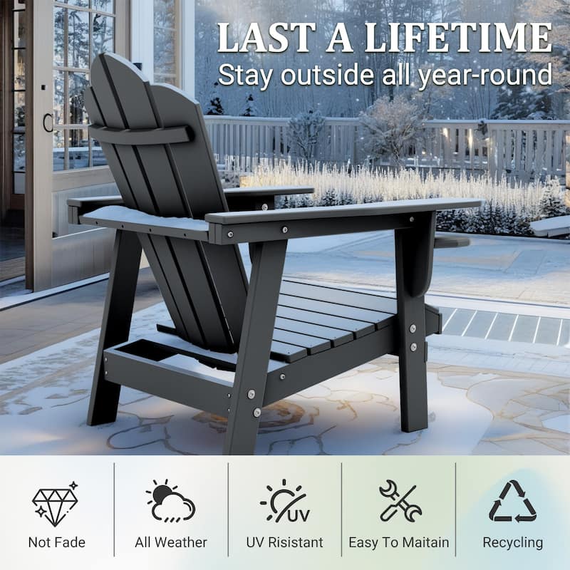 Outdoor HDPE Adirondack Chairs Outdoor Chair Plastic Lawn Chairs for Outdoor Use