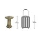 preview thumbnail 2 of 0, Design Toscano White Chapel Manor Pedestal Garden Fountain