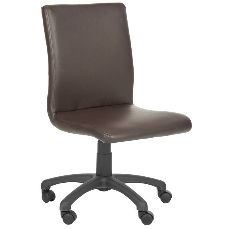 Safavieh Hal Brown Desk Chair - 18"W x 22"D x 33"H