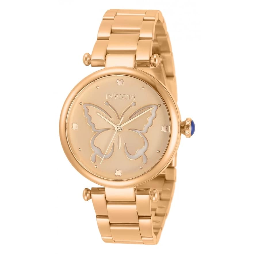 Invicta Women's 33234 Wildflower Quartz PC21AF Mother of Pearl, Metal Dial Watch