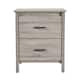 Olimont Contemporary 2 Drawer Nightstand by Christopher Knight Home - Sonoma Oak