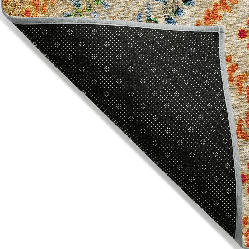 Machine Washable Indoor/ Outdoor Chantille Boho Global Rug